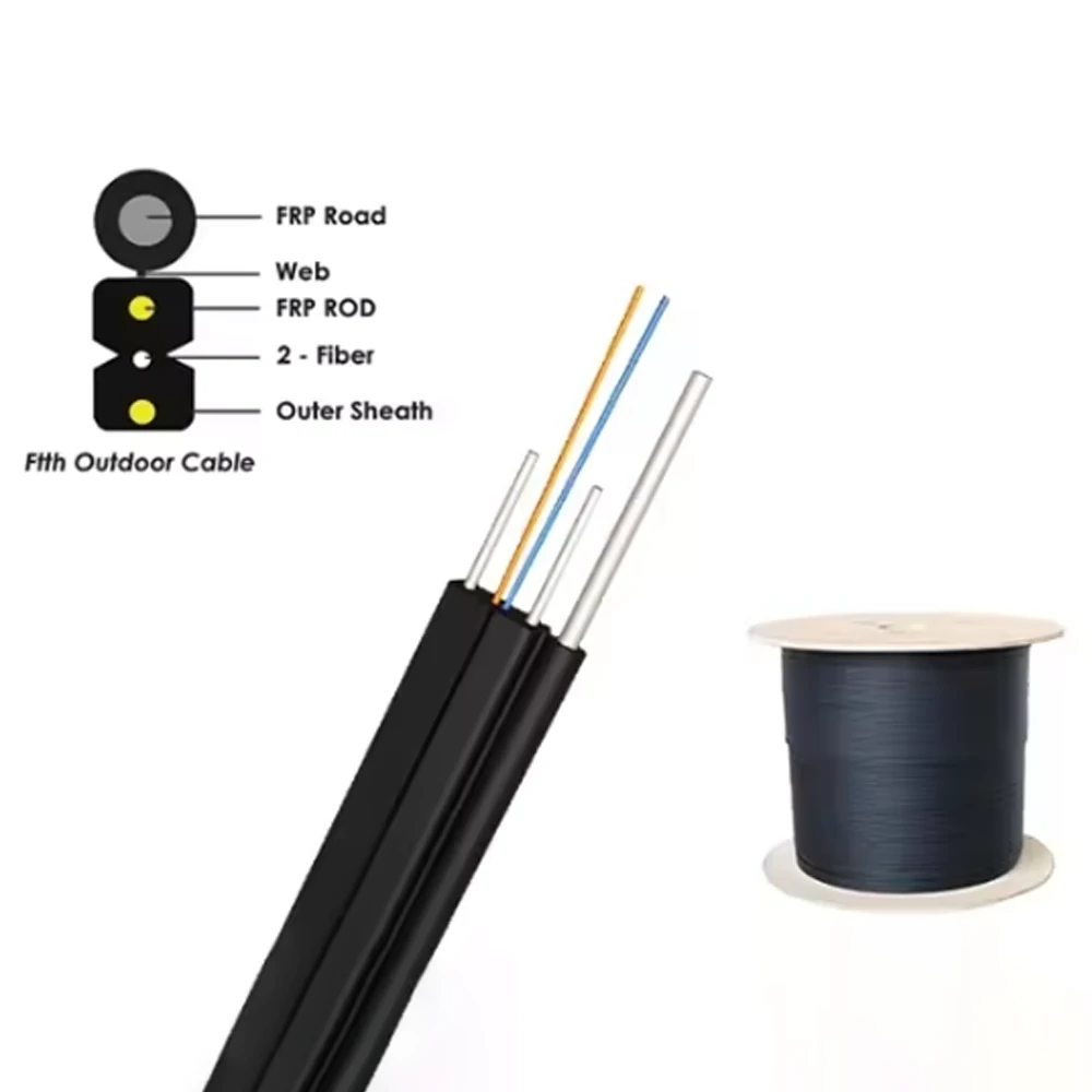 Drop Cable – GJYXFCH Self-Supporting Non-Metallic Strength Member
